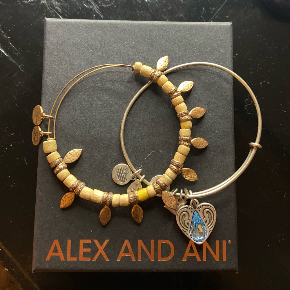 2 Alex and Ani bracelets. BOX IS NOT INCLUDED!